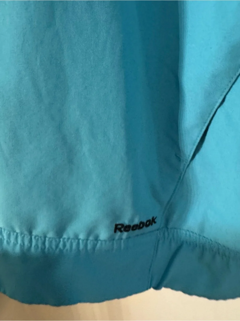 Men's Reebok Blue Hooded Windbreaker Jacket Size Large